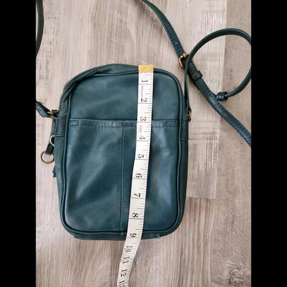 American Leather Teal Crossbody Bag - Picture 8 of 8